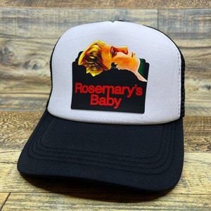 Rosemary's Baby Mens Trucker Hat Black Snapback 60s Horror Movie Baseball Cap